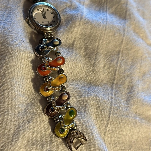 Special Edition Bradford Exchange Flip Flop Watch- Needs Battery- So Fun!!! - Picture 2 of 7